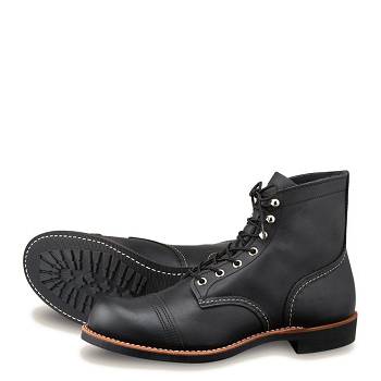 Red Wing Férfi Heritage Iron Ranger 6 Inch Bakancs Fekete